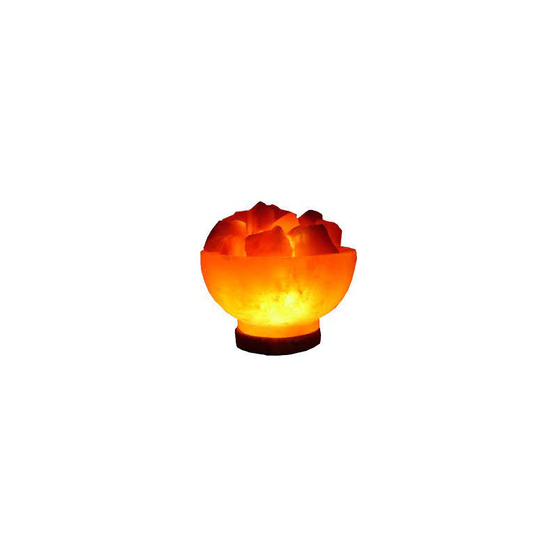 Lampă de sare de Himalaya - Potir de foc